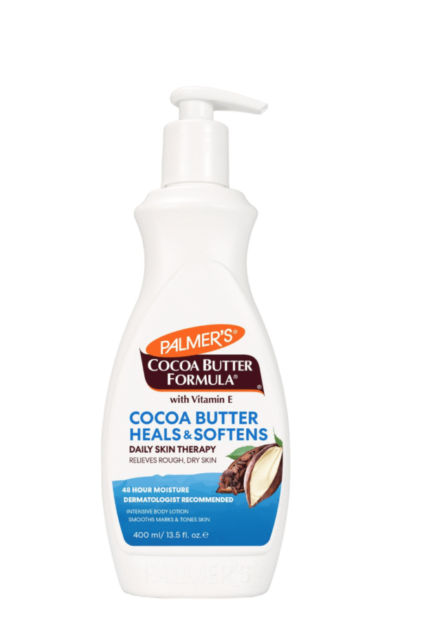 Palmer's Cocoa Butter Formula Daily Skin Therapy Cocoa Butter Body Lotion for Dry Skin, Hand & Body Moisturizer, Pump Bottle, 13.5 Oz (Pack of 1) - Image 2