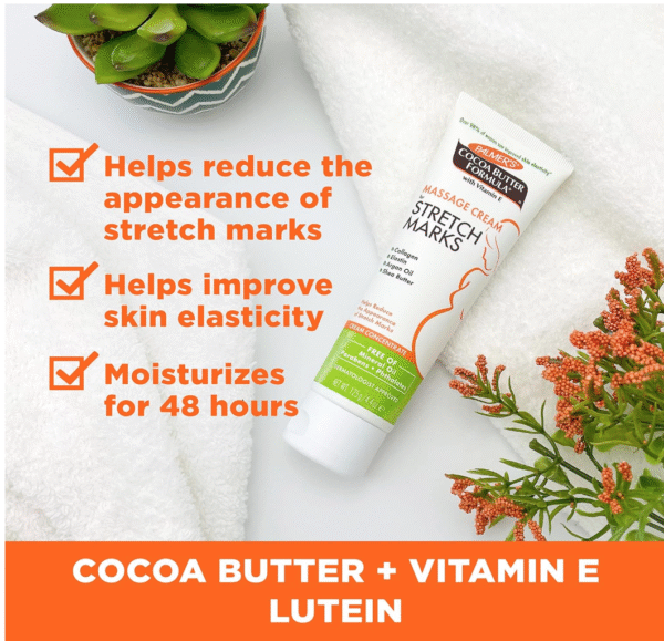 Palmer's Cocoa Butter Formula Pregnancy Skin Care Kit for Stretch Marks and Scars, Dermatologist Approved, Gift for Mom to Be, 4 Piece Full Size Set - Image 3