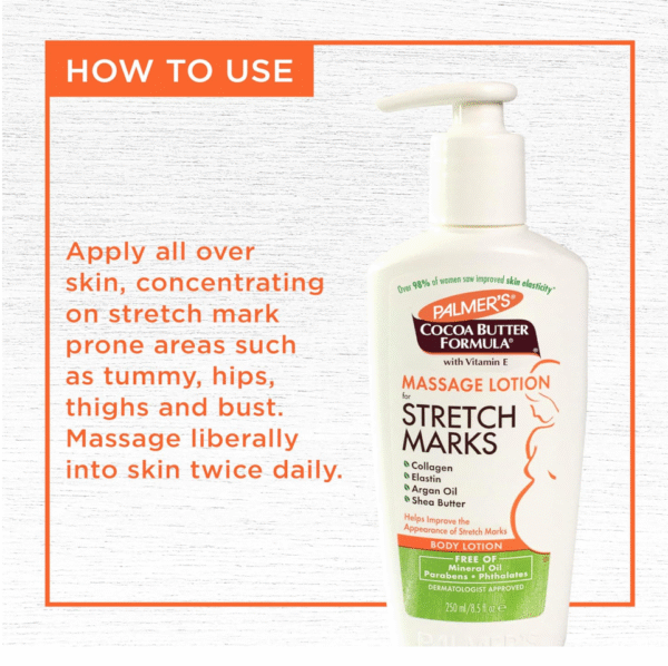 Palmer'S Stretch Mark Massage Lotion 250 ml, Pack Of 1 - Image 2