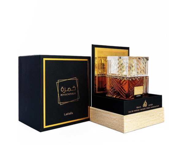 Lattafa Perfumes Khamrah for Unisex Eau de Parfum Spray, 3.4 Ounce, PARFUM ARABE