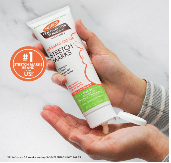 Palmer's Cocoa Butter Formula Massage Cream for Stretch Marks-Reduce Appearance of Scars & Stretch marks-125g - Image 4