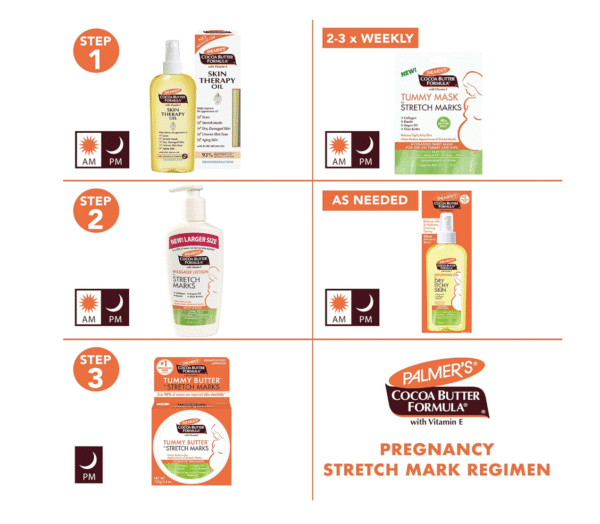 Palmer's Cocoa Butter Formula Massage Cream for Stretch Marks-Reduce Appearance of Scars & Stretch marks-125g - Image 6