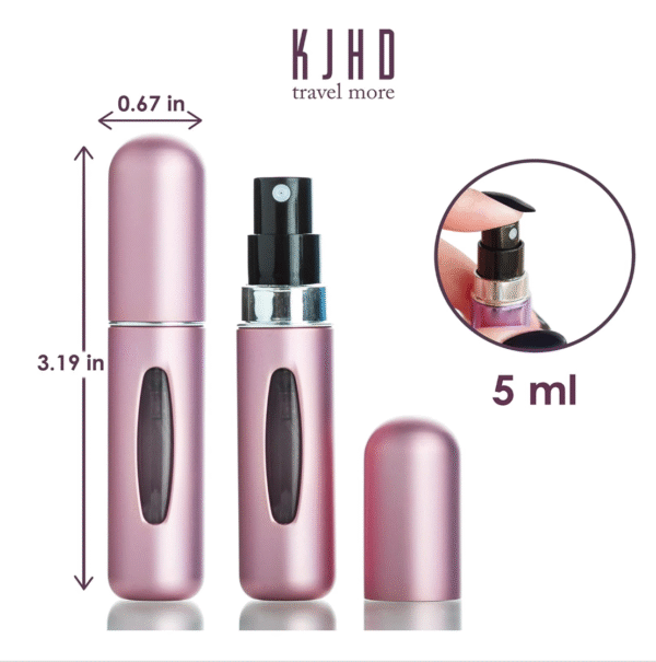 KJHD 4PCS Portable Mini Refillable Perfume Atomizer Bottle, Refillable Perfume Spray, Atomizer Perfume - Image 2