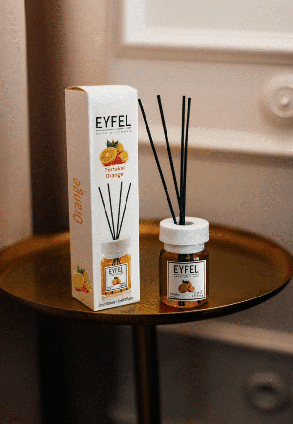 EYFEL Reed Diffusers for Home – Orange Reed Diffuser Set 4.05 fl oz Oil Diffuser Sticks, Bathroom Diffuser, Home Fragrances, Scented Sticks, Home Decor - Image 2
