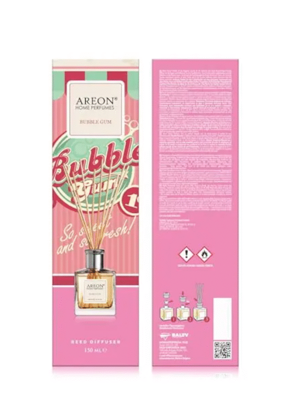 Areon Reed Diffuser Bubble Gum 85 ml 1 Pack Perfume for Home and Office - Image 2