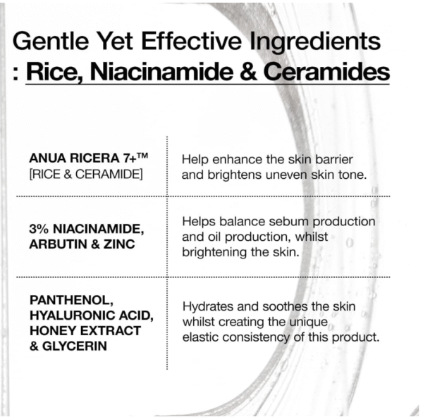 ANUA Rice Ceramide 7 Hydrating Barrier Serum - Image 5