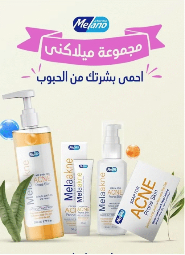MELANO ACNE Melaakne Set of 4 pcs