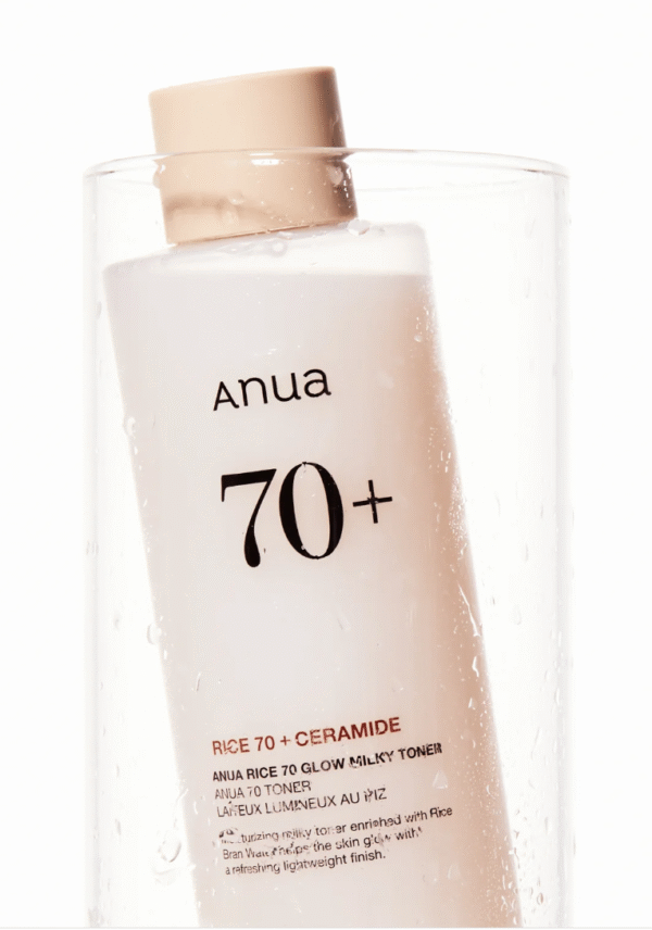 Anua Rice Glow Trio Set-Rice Cleansing Powder, Milky Toner & Hydrating Serum for Glass Skin - Image 6