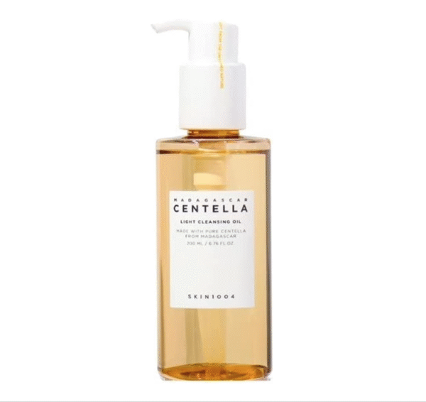 SKIN1004 Madagascar Centella Light Cleansing Oil, 200 ml | Nettoyage en profondeur | Formule douce et non irritante | Élimine le maquillage et les impuretés | Hydrate la peau