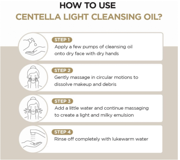 SKIN1004 Madagascar Centella Light Cleansing Oil 6.76 fl.oz, 200ml - Image 7