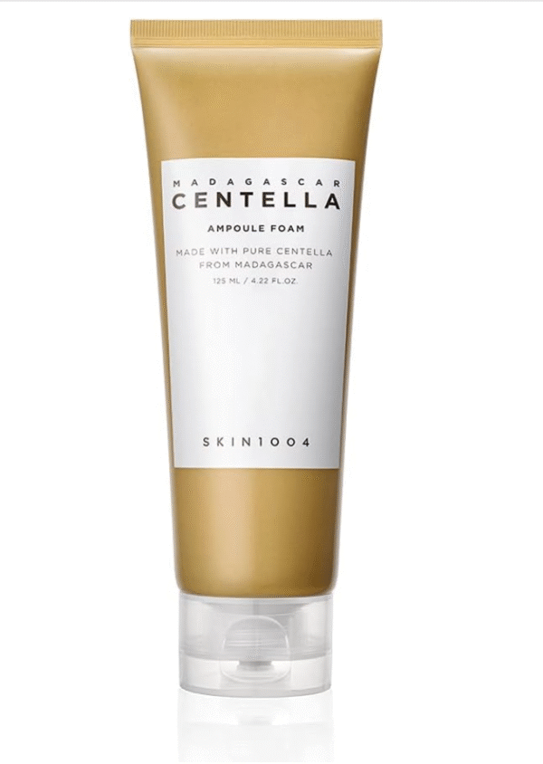 SKIN1004 Madagascar Centella Ampoule Foam, 125mL | Mild and Soothing Face Cleanser with Centella Asiatica Extract | Hydrates and Nourishes Skin | Deep Cleansing Foam