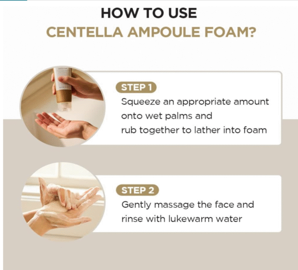 SKIN1004 Madagascar Centella Ampoule Foam, 125mL | Mild and Soothing Face Cleanser with Centella Asiatica Extract | Hydrates and Nourishes Skin | Deep Cleansing Foam - Image 6