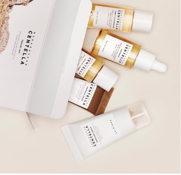 SKIN1004 Madagascar Centella Travel Kit, Toner, Ampoule, Soothing Cream, Cleansing Oil, Ampoule Foam, Basic Skincare Box, Compact Size, Soothing Calming - Image 7