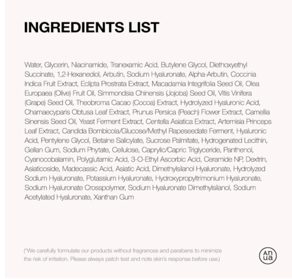 ANUA Niacinamide 10 + TXA 4 Serum, Hyaluronic Acid, Tranexamic acid, Vitamin B12, Facial Serum for Glass Skin, Clarifying, Radiant Complexion with Natural Color, Korean Skin Care (30ml /1.01 fl.oz) - Image 8