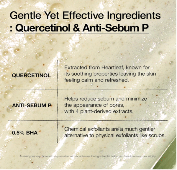 ANUA Heartleaf Quercetinol Pore Deep Cleansing Foam, Facial Cleanser, for Double Cleansing, BHA, Hyaluronic Acid, Glycerin, Face Wash, Blackhead Remover, (150ml/5.07 fl.oz.) - Image 8