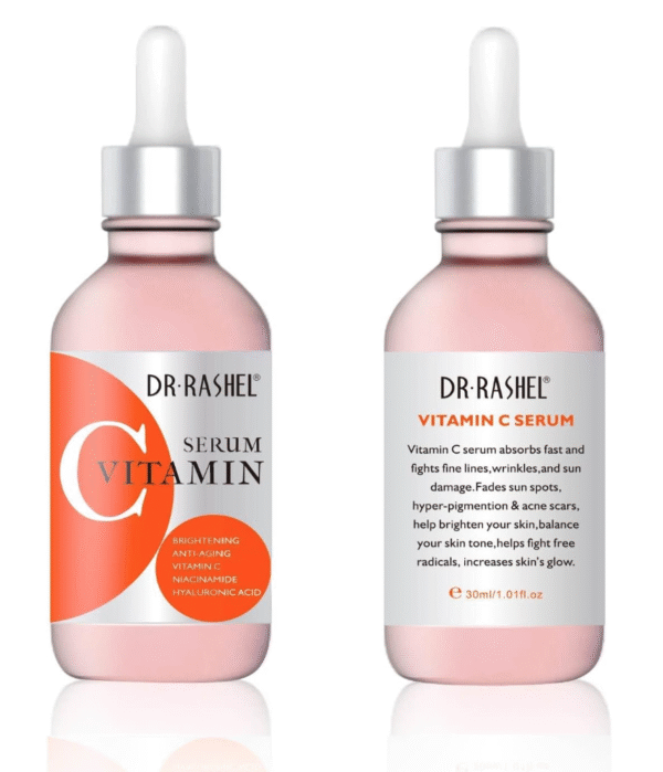 Dr Rashel Vitamin C, Retinol & Hyaluronic Acid Complete Facial Serum Moisturizing Repair Set, Size (1.01 oz x 3 Pack Face Serum) - Image 3