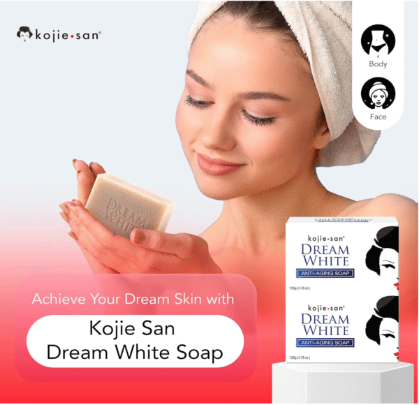 Kojie San Original Kojie San Dream White Soap 65g, 2 Bars Per Pack - Guaranteed Authentic - Image 2