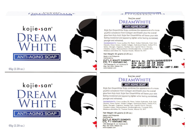 Kojie San Original Kojie San Dream White Soap 65g, 2 Bars Per Pack - Guaranteed Authentic - Image 6