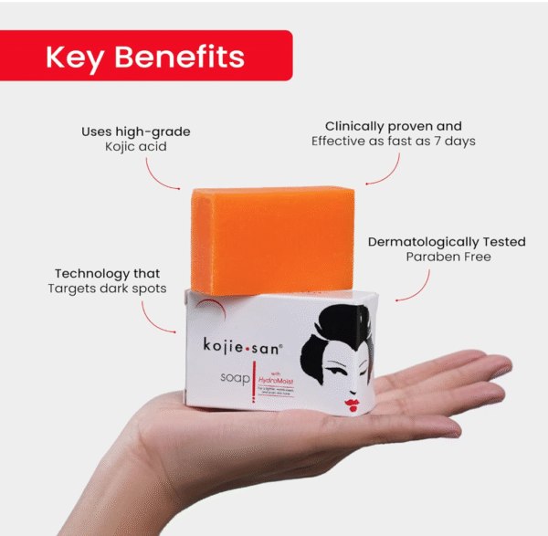 Kojie San Original Facial Beauty Soap - 65g, 3 Bars Per Pack - Guaranteed Authentic - Image 6