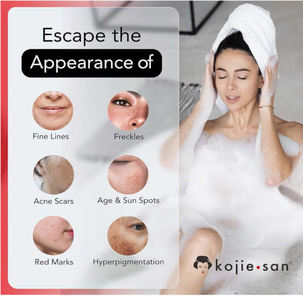 Kojie San Original Facial Beauty Soap - 65g, 3 Bars Per Pack - Guaranteed Authentic - Image 9