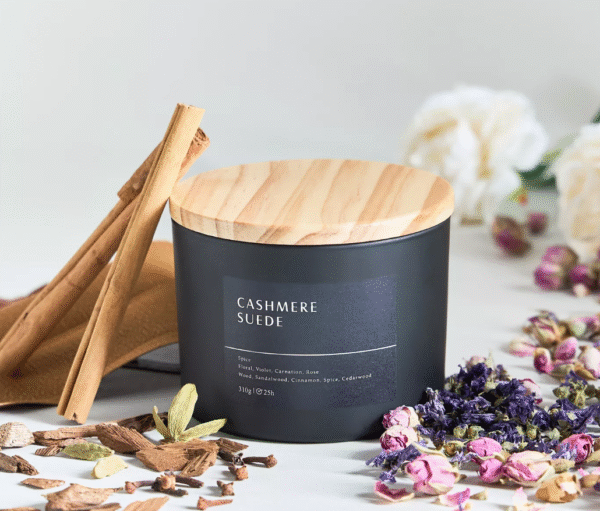 Ambience Core Cashmere Suede Jar Candle