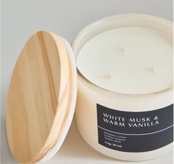 Ambience Core Lemongrass and Ginger Scented Jar Candle - 25 h - Image 10
