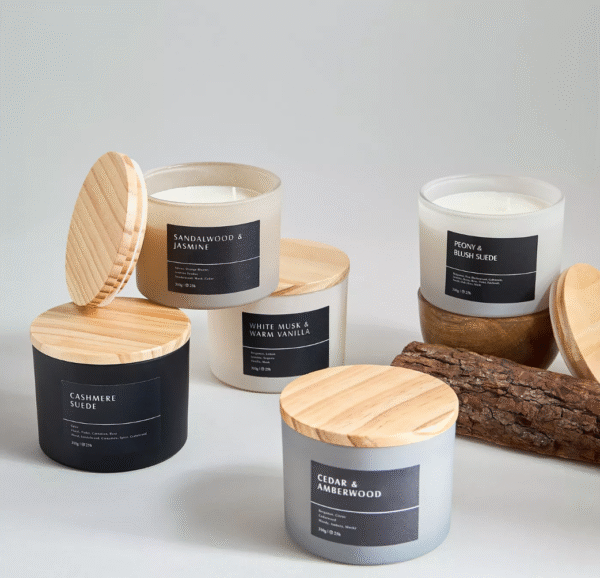 Ambience Core Lemongrass and Ginger Scented Jar Candle - 25 h - Image 11