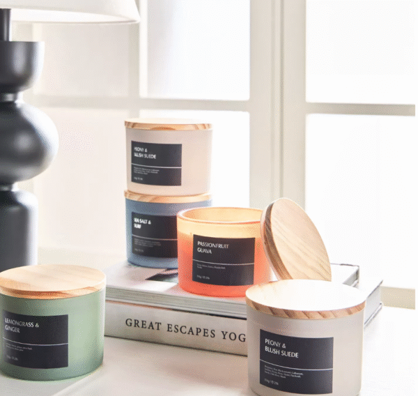 Ambience Core White Musk and Warm Vanilla Jar Candle