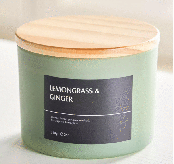 Ambience Core Lemongrass and Ginger Scented Jar Candle