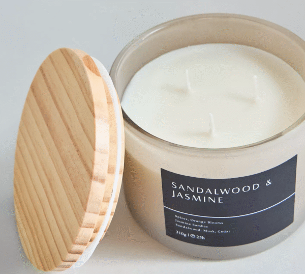 Ambience Core Lemongrass and Ginger Scented Jar Candle - 25 h - Image 6