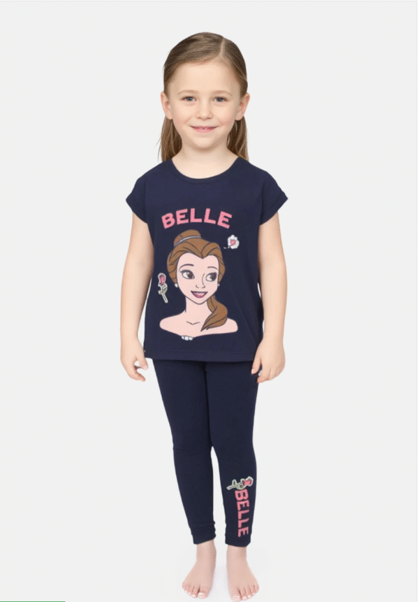 Disney Princess - Ensemble de pyjama 2 pièces Pour filles - haut et bas multicolore 100% coton
