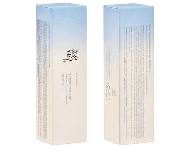Beauty of Joseon Relief Sun Aqua-Fresh Crème solaire Riz + Panthénol SPF 50+ PA++++ Protecteur UV quotidien léger pour peaux sensibles à tendance acnéique Soins de la peau coréens pour hommes et femmes 50 ml - Image 3