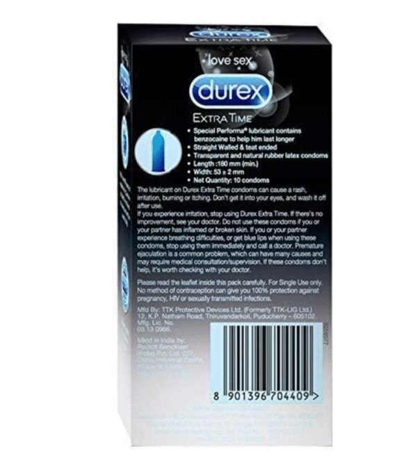 Préservatifs DUREX longue durée 10 pièces - Image 3