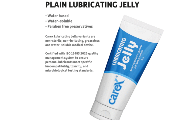 Carex Gelée lubrifiante , sans graisse, transparent, soluble et non irritant | 60 g - Image 4
