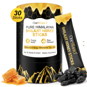 Stick de Shilajit au miel et safran I Booste de Libido et performance I 30 pcs